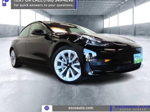 TESLA MODEL 3 2022 5YJ3E1EB8NF185518 image